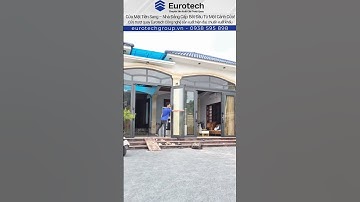 Giải pháp không gian với Cửa trượt quay Eurotech nẹp rời Công nghệ sản xuất hiện đại,chuẩn xuất khẩu