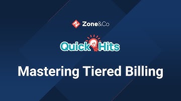 Quick Hits Webinar: Mastering Tiered Billing