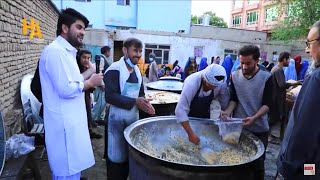 افطار همایون افغان/مسجد کارته چهار و توزیع غذا