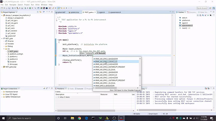 ZYNQ for beginners: programming and connecting the PS and PL | Part 2