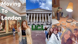 UCL Move in Vlog | My first time in London