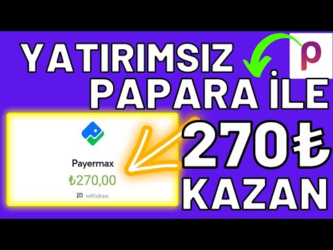 Yatırımsız Papara İle Saatlik 270₺ Kazan 🤑 Ödeme Kanıtlı 💰 İnternetten Para Kazanma Yolları 2023