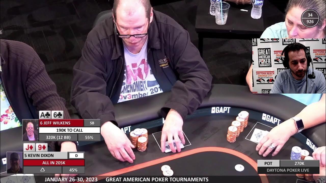 Great American Poker Tournaments Day 2 YouTube