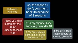 This is for comments from my vids