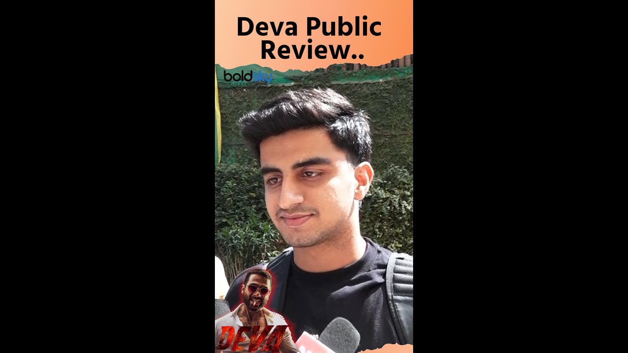 Deva 1st Day Public Review: Shahid Kapoor & Pooja Hegde | Deva Public Reaction |