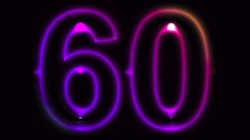 Countdown 60 seconds timer