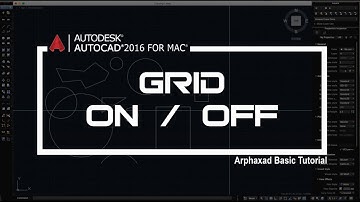 GRID ON & OFF IN AUTOCAD IMAC