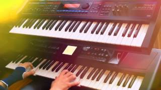 Video thumbnail of "Jean Michel Jarre - Magnetic Fields V - The Last Rumba ( Keyboard Cover ) Roland BK-5 & Juno Di"