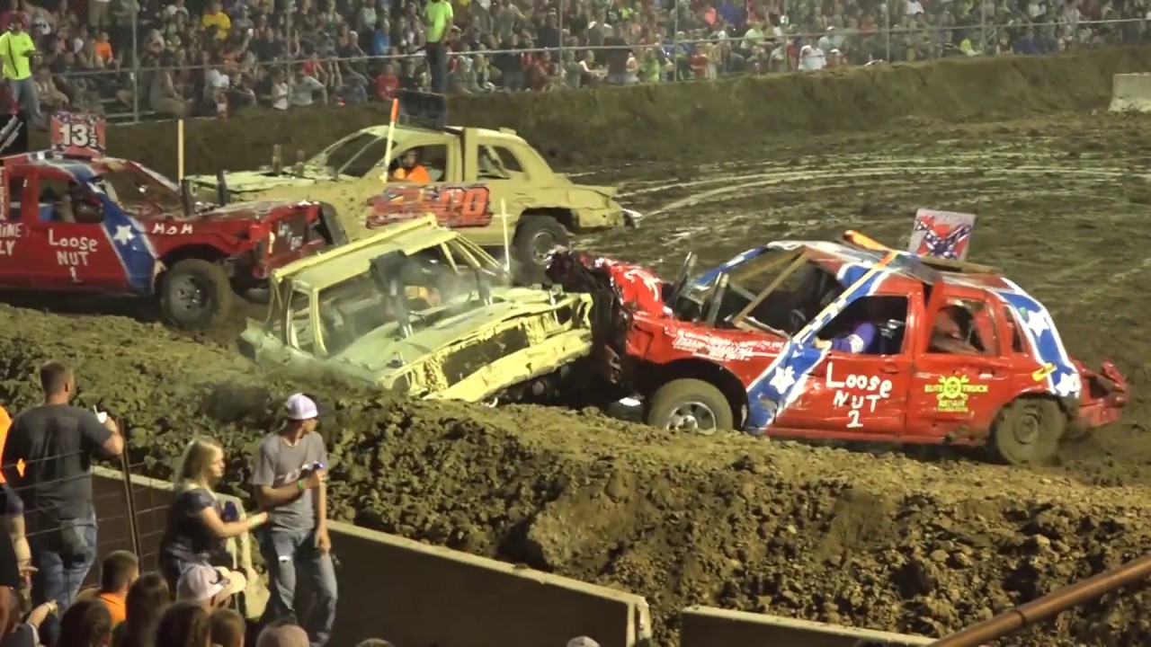 Demolition Derby Richmond Missouri May18th Heat 6 North end YouTube