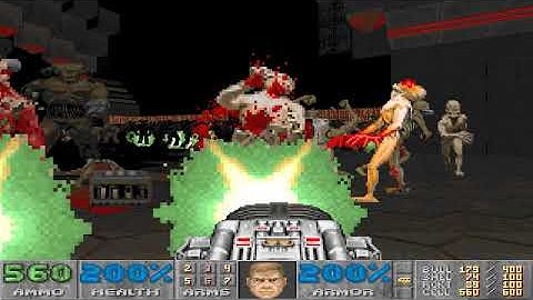 Doom 2 Death in Excess MAP 3 UV-MAX [TAS] in 7:28