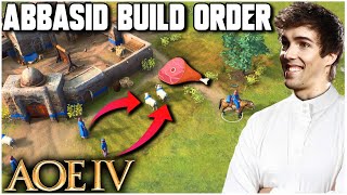 Abbasid - CLEAN Build Order! Very Educational! | AOE4 | Grubby