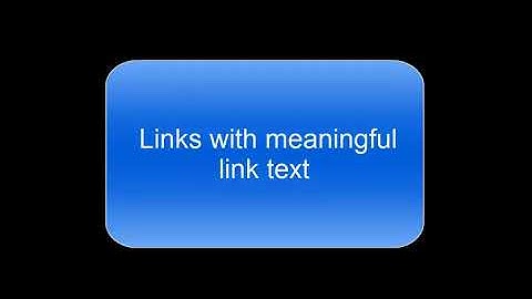 Accessibility: URL Links (meaningful link text)