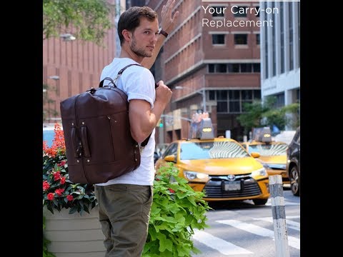 Duffle backpack  The 6 in 1 leather backpack