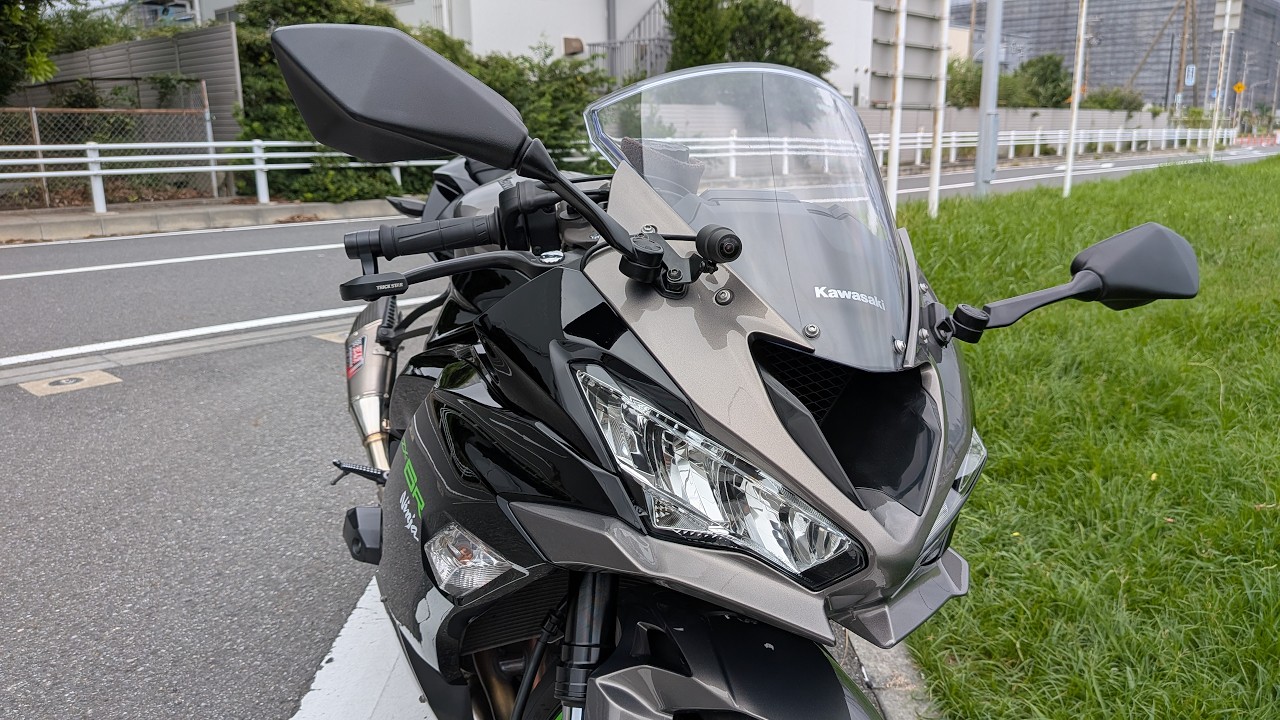 カワサキ ZX-6R ドライブレコーダー 口コミ・動画インプレッション (1
