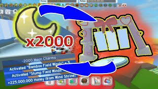 I Donate x2000 Moon Charms For This... | Roblox-Bee Swarm Simulator