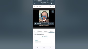 Captioning your Canvas Studio video from your phone