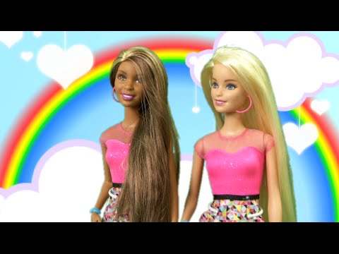 Amazon.com: Barbie Totally Hair Doll, Butterfly-Themed with 8.5-inch  Fantasy Hair & 15 Styling Accessories (8 with Color-Change Feature) : Toys  & Games