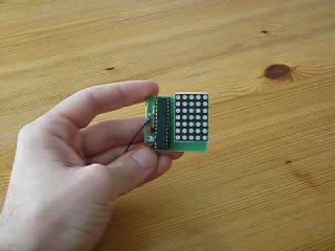Reaktivlicht mit 5x7-LED-Matrix und Teachmodus