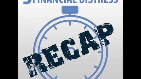 5 Signs of Financial Distress