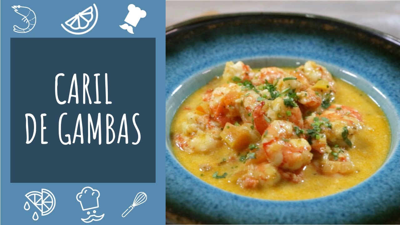 Caril de gambas