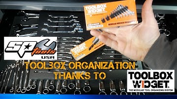 SP TOOLS WRENCH AND SCREWDRIVER ORGANIZATION WITH TOOLBOX WIDGETS!