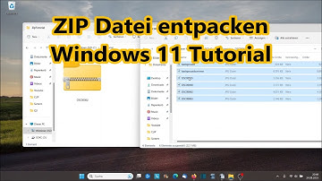 ZIP Datei entpacken Anleitung - Windows 11 Tutorial so geht´s