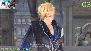 FERAL HAWK | Ys IX Monstrum Nox Gameplay Walkthrough Part 3 | No Commentary PS5