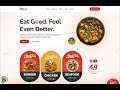 Eat Good. Feel Even Better | Restaurant Landing Page Design – Figma UI/UX Showcase