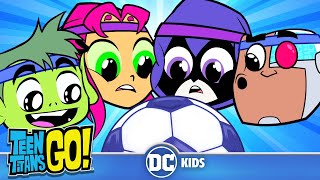 Teen Titans Go! | The Teen Titans training for the Olympics | @dckids