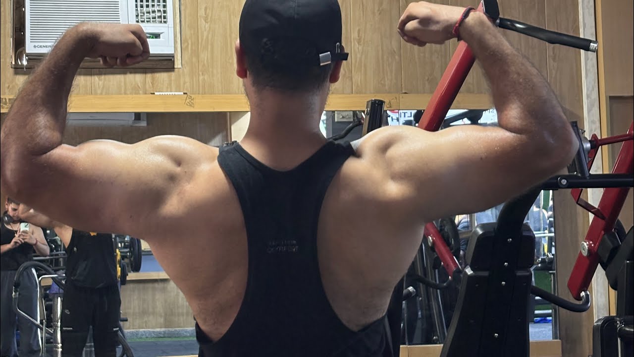 Day 25 Bulking Back/Biceps workout - YouTube