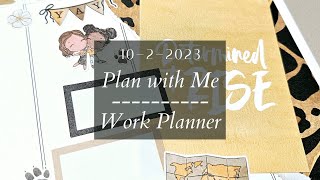 Work Plan with Me 10-2-2023 | Work Planner | LPA Inserts