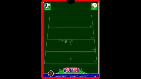 Blitz! Action Football - GCE Vectrex - Gameplay 🎮