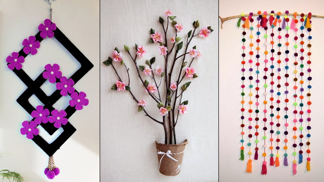 10 مبهر !! افعلها بنفسك - أفكار معلقة على الحائط || أفكار ديكور الحائط