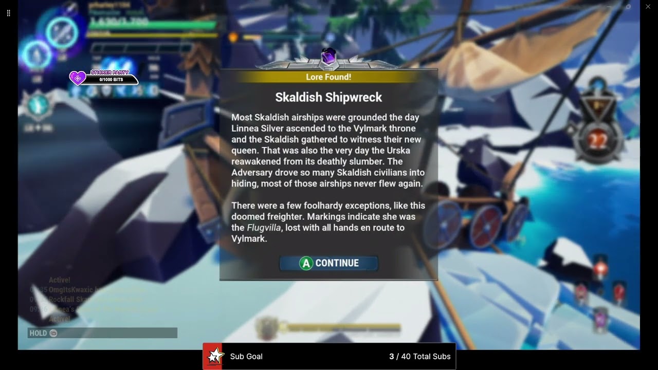 dauntless lore... journal entry