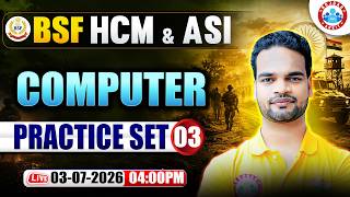 BSF HCM & ASI Computer Class | BSF HCM Practice Set - 03 | Computer For BSF HCM & ASI By Shivam Sir screenshot 3