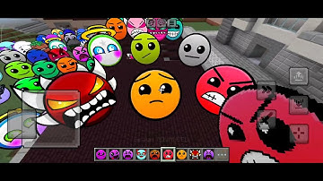 ALL Custom Lobotomy Dash Nexbots I Geometric Dash Difficulty face Nexbots in Minecraft PE | 1.21+