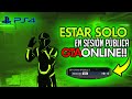 COMO ESTAR SOLO EN UNA SESIÓN PÚBLICA EN GTA ONLINE | *PlayStation 4* | JULIO/AGOSTO 2020