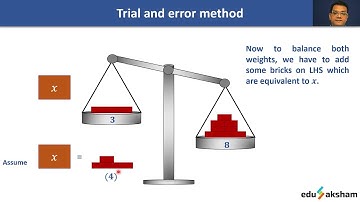 Class 7: Solving Equations   Trial & Error Method