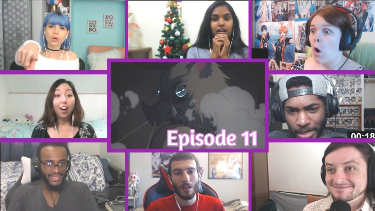 DEMON SLAYER EPISODE 11 REACTION MASH UP KIMETSU NO YAIBA 