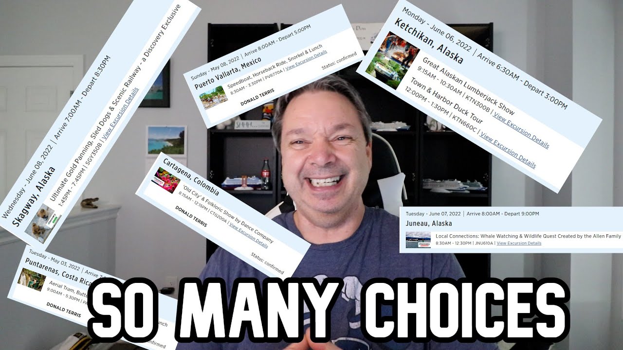 Final Choices for Our Excursions in Panama and Alaska