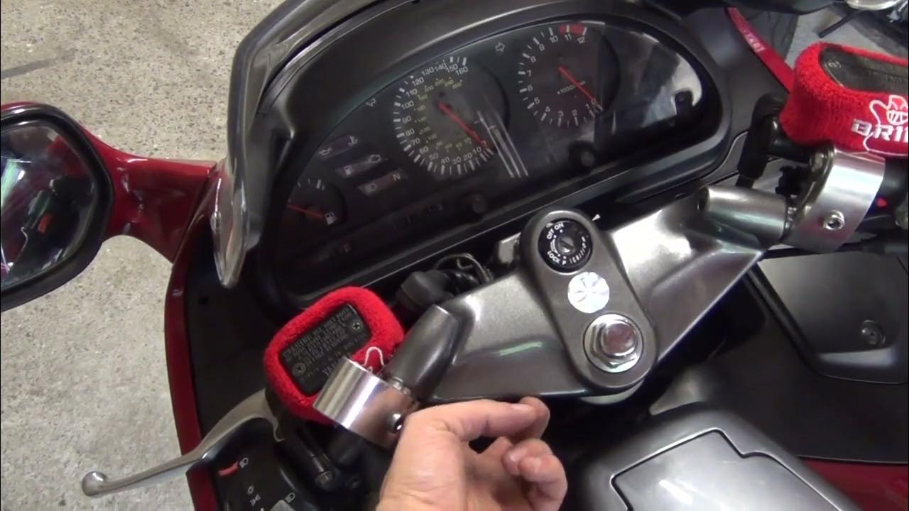 Yamaha GTS 1000 handlebar risers Installation YouTube