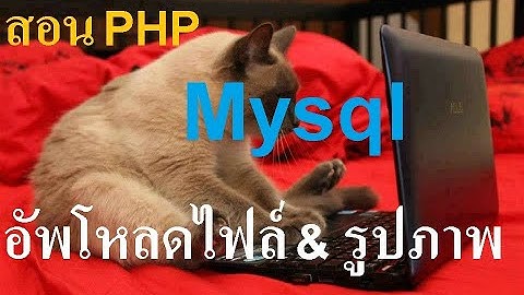สอน PHP+Mysql อัพโหลดรูป อัพโหลดไฟล์ ง่ายๆ ทำตามได้ 100%