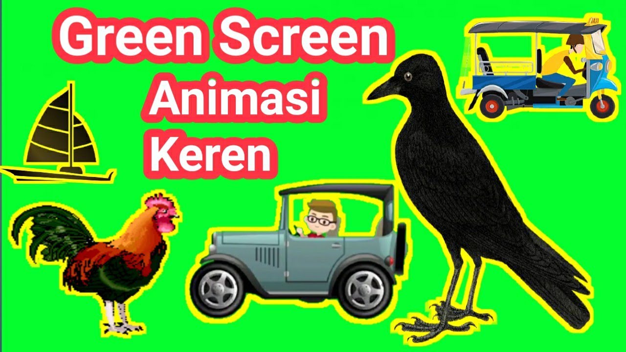 Kumpulan Green Screen Animasi Keren YouTube
