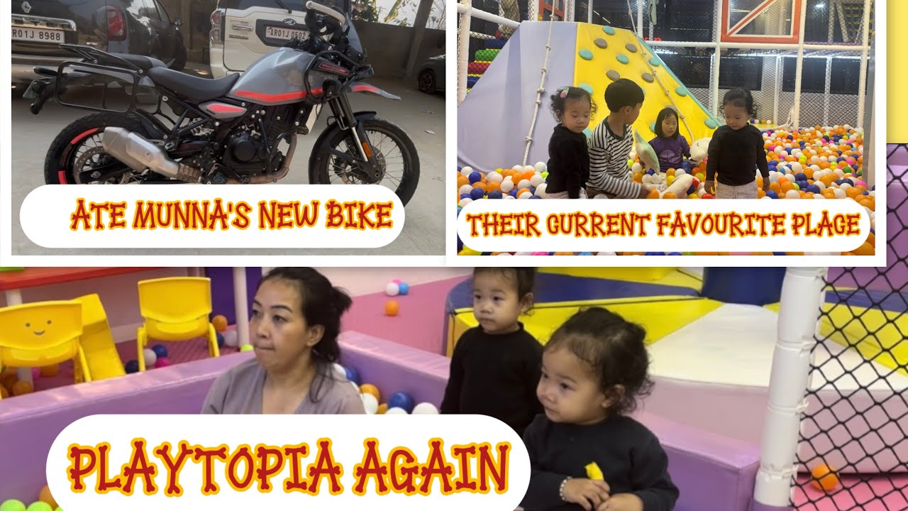 No time to make videos//their favourite place// playtopia #busydayinmylife #withoutbabysitter #virel