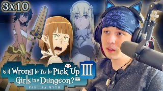 Invisible Breakthrough 😠 | DanMachi Season 3 Episode 10 REACTION