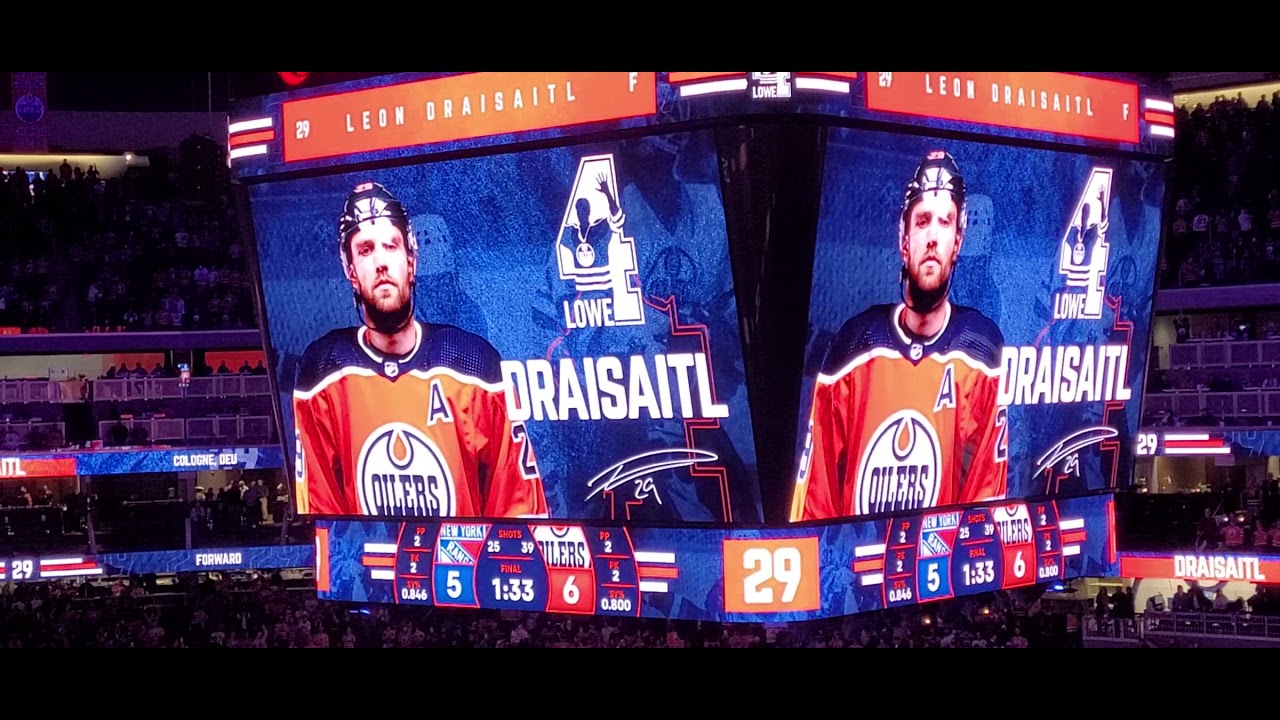 Leon Draisaitl overtime winner - Edmonton Oilers vs. New York Rangers ...