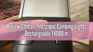 Review Clemas Telescopic Camping Lights Rechargeable 14000 Mah Led Multifunction Magnetic Lanterns J