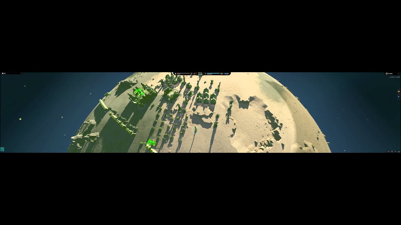 "Planetary Annihilation" Early Access Gameplay in Eyefinity/Surround/~4k