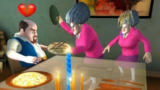 картинка: Испортил Свидание Бабка Учительница Мисс Ти! - Scary Teacher 3D