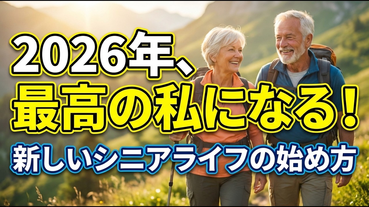 人生100年時代を謳歌！2026年、シニアライフを「味わい尽くす」ヒント